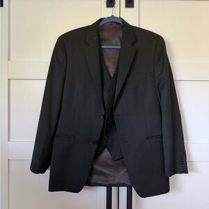 Alfani Black Men's Slim-Fit Stretch Solid 3 Piece Suit
